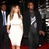 Kim Kardashian et Kanye West arrivent au restaurant Spago à Beverly Hills pour le gala de la fondation Dream for Future Africa. Le 24 octobre 2013.