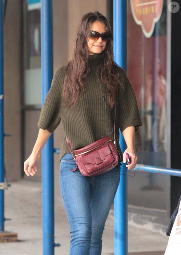 Katie Holmes à New York, le 13 octobre 2013.