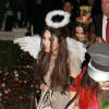 Vanessa Hudgens participe à une soirée spéciale Halloween, dans le quartier de Brentwood, à Los Angeles, le vendredi 25 octobre 2013.