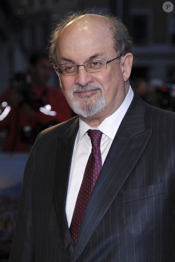 Salman Rushdie à l'Odeon West End de Londres, le 14 octobre 2012