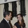 Le prince Louis de Bourbon emmène sa femme la princesse Margarita de Bourbon dîner avec des proches pour son 30e anniversaire le 21 octobre 2013 à Madrid.