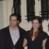 Le prince Louis de Bourbon emmène sa femme la princesse Margarita de Bourbon dîner avec des proches pour son 30e anniversaire le 21 octobre 2013 à Madrid.