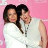 Holly Marie Combs et Shannen Doherty à Los Angeles, le 18 avril 2012.