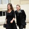 Adèle Exarchopoulos et Léa Seydoux - Déjeuner avec l'équipe du film "La vie d'Adèle" au palais de l'Elysée à Paris. Le 26 juin 2013