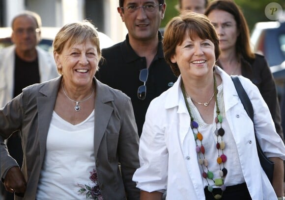 Martine Aubry et Marylise Lebranchu à La Rochelle le 27 août 2009.