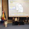 Letizia d'Espagne lors de la remise des prix de l'Association de la Presse à Madrid le 30 octobre 2013