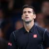 Novak Djokovic victorieux de John Isner en huitième de finale au BNP Paribas Masters de Paris Bercy le 31 octobre 2013
