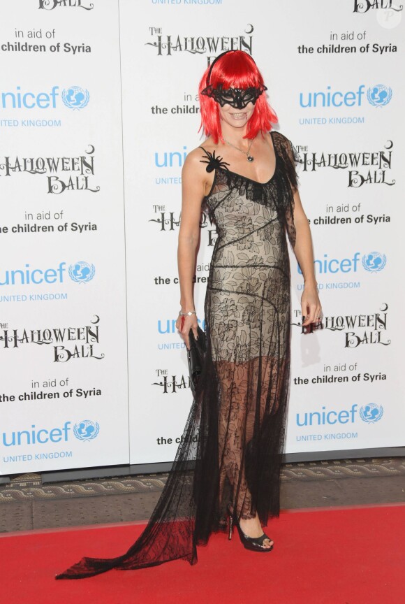 Jemma Kidd lors du Bal Halloween organisé au One à Londres au profit de l'UNICEF le 31 octobre 2013