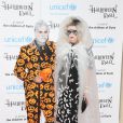 Jodie Kidd, David Blakeley lors du Bal Halloween organisé au One à Londres au profit de l'UNICEF le 31 octobre 2013