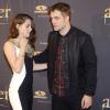 Kristen Stewart et Robert Pattinson, à Madrid le 15 novembre 2012.