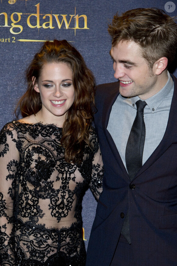 Kristen Stewart et Robert Pattinson, à Londres en novembre 2012.