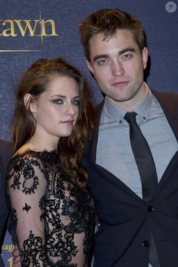 Kristen Stewart et Robert Pattinson, à Londres le 14 novembre 2012.
