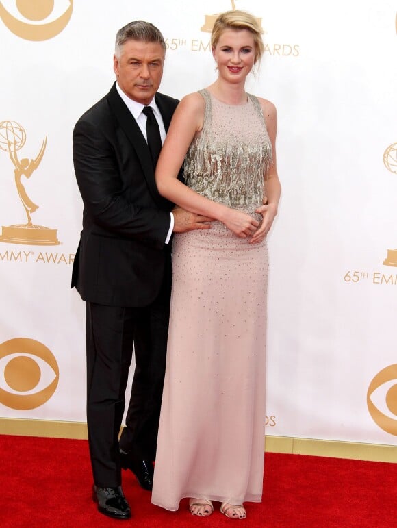 Alec Baldwin et sa fille Ireland à Los Angeles, le 22 septembre 2013.