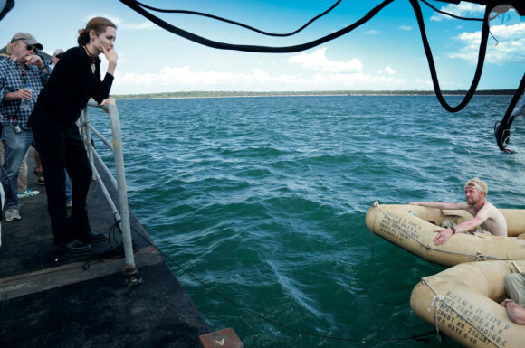Angelina Jolie en action sur le tournage d'Unbroken en Australie.