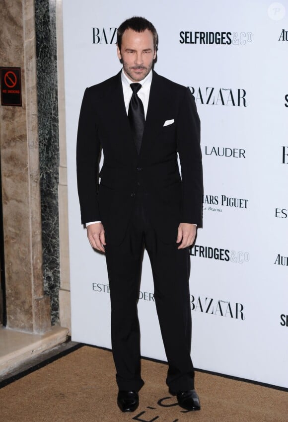 Tom Ford assiste aux Harper's Bazaar Women of the Year Awards à l'hôtel Claridge's. Londres, le 5 novembre 2013.
