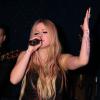 Avril Lavigne fête la sortie de son album a New York, le 5 novembre 2013.