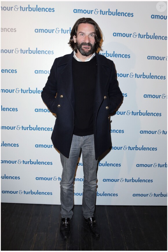 Frédéric Beigbeder à l'avant-première "Amour et Turbulences" le film de Nicolas Bedos, à Paris, le 18 mars 2013.