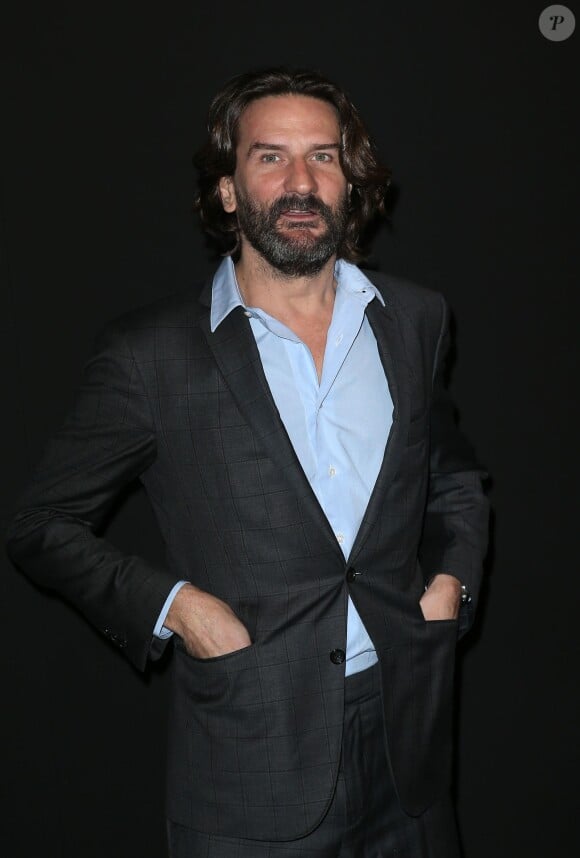 Frédéric Beigbeder au défilé Etam à Paris le 26 février 2013