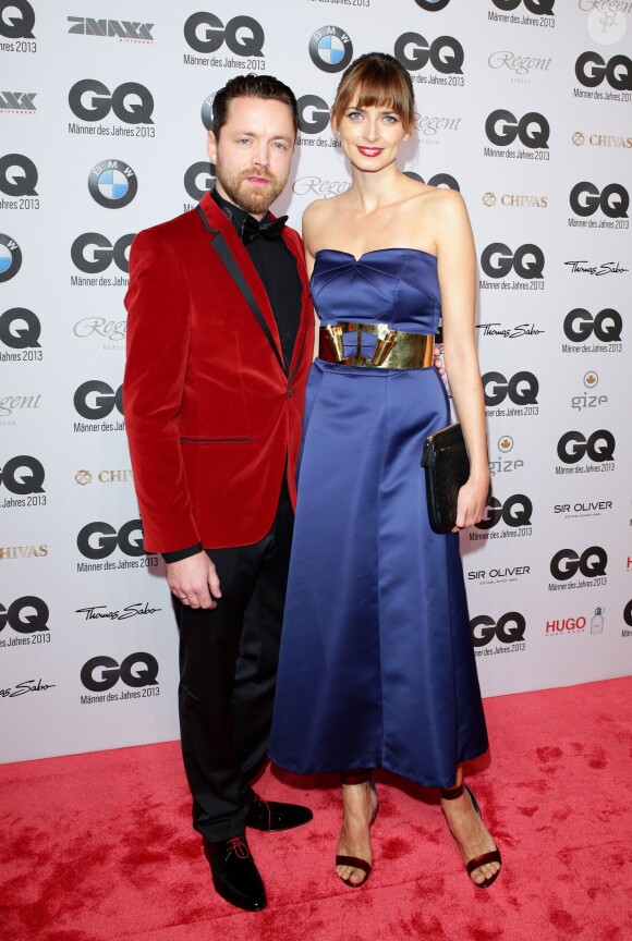 Eva Padberg et son mari Niklas Worgt au gala "GQ Men of the Year Awards" à Berlin, le 7 novembre 2013.