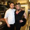 Exclu - Cindy Lopes au restaurant Il Seguito à Paris, le 7 novembre 2013, lors de la soirée "Cindy Lopes cuisine pour vous"