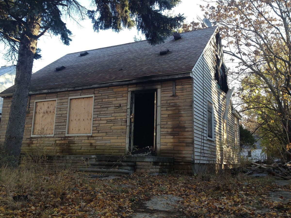 Photo : La maison d'enfance d'Eminem, située au 19946 Dresden Street à ...