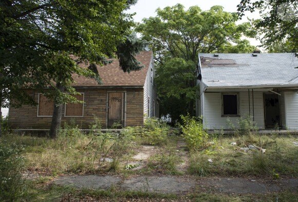 La maison d'enfance d'Eminem, située au 19946 Dresden Street à Detroit. Le 8 novembre 2013.