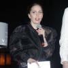 Lady Gaga présente "Volantis", la première robe volante, à l'occasion de l'ARTRAVE, la soirée de lancement de son album ARTPOP à New York, le 10 novembre 2013. 