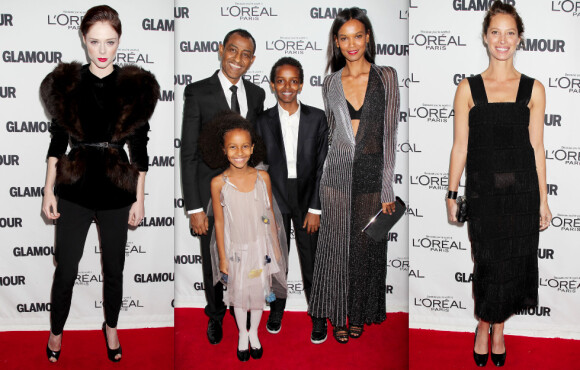 Coco Rocha, Liya Kebede en famille et Christy Turlington à la soirée Glamour Women of the Year 2013