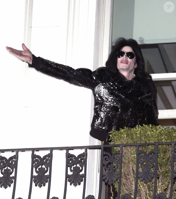 Michael Jackson à Londres, le 13 novembre 2006.