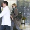 Jennifer Aniston quittant un spa de Beverly Hills le 15 novembre 2013.