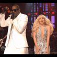 Lady Gaga au Saturday Night Live sur NBC, à New York le 16 novembre 2013.