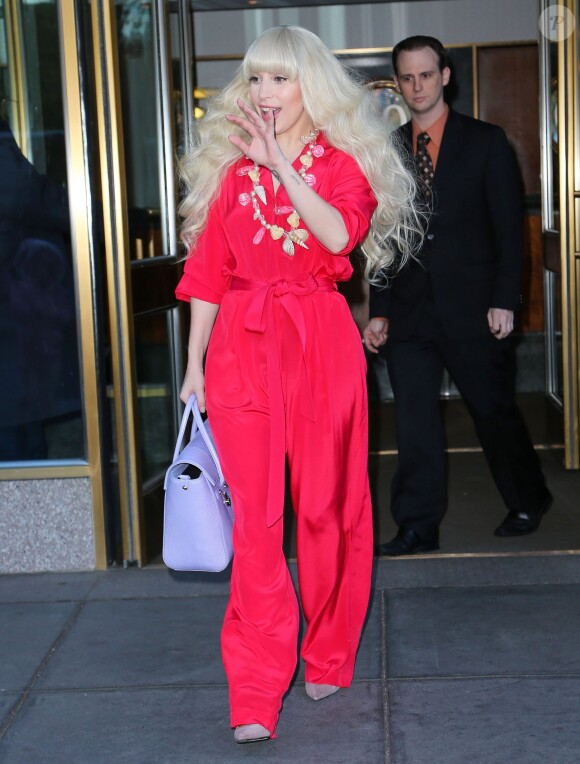 Lady Gaga à New York le 14 novembre 2013.