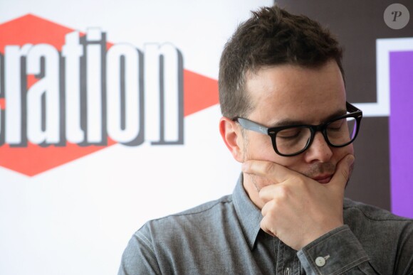 Nicolas Demorand, directeur de la rédaction de Libération, à Paris le 18 mai 2013.