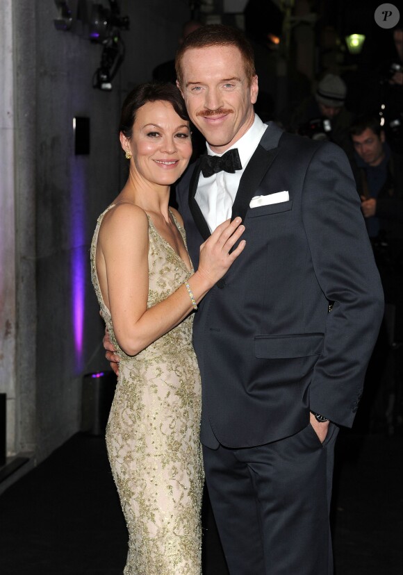 Helen McCrory et Damian Lewis lors des 59e Evening Standard Theatre Awards à Londres le 17 novembre 2013.