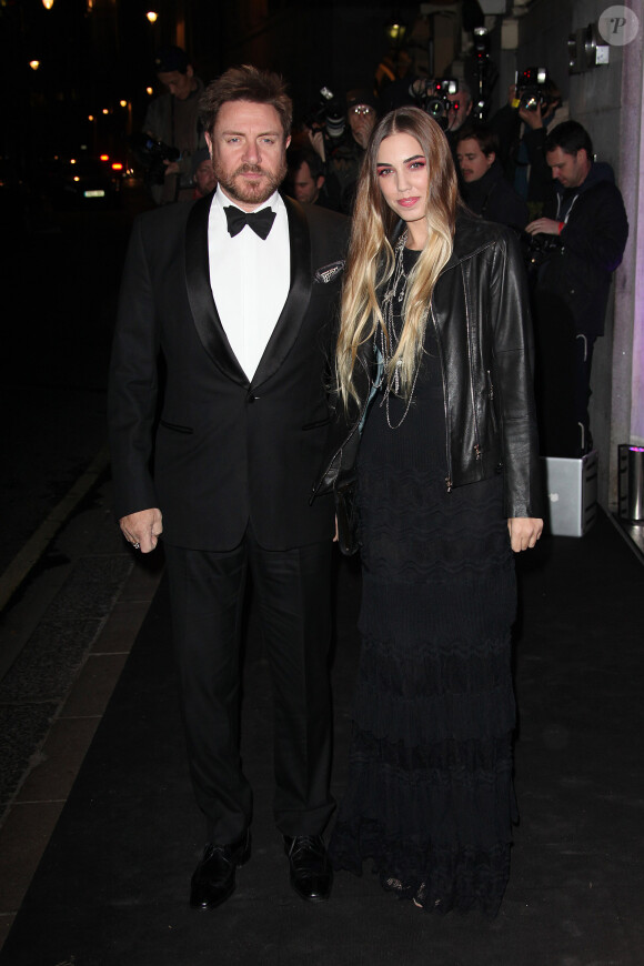 Simon Le Bon et sa fille Amber Le Bon lors des 59e Evening Standard Theatre Awards à Londres le 17 novembre 2013.