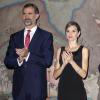 Le prince Felipe et la princesse Letizia ont présidé le dîner de la fondation Espagne-Floride à Miami, le 19 novembre 2013.