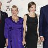 Le prince Felipe et la princesse Letizia ont présidé le dîner de la fondation Espagne-Floride à Miami, le 19 novembre 2013.