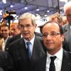 François Hollande et Philippe Varin lors du salon de l'Automobile à Paris, le 28 septembre 2012