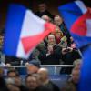 Le président Francois Hollande assiste au match France - Ukraine au Stade de France. Le 19 novembre 2013.