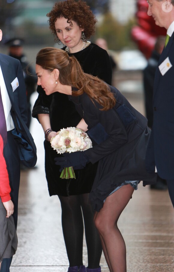 British royal Catherine, Duchess of Cambridge, attending the "Resilience and Emotional Strength in Schools Forum" at Canary Wharf in London, UK on November 20, 2013. The event is organised by the charity Place2Be. Photo by Michael Dunlea/Barcroft MediaABACAPRESS.COM20/11/2013 - London