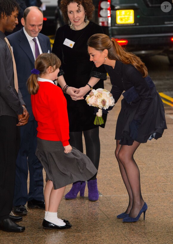 Kate Middleton à Canary Wharf, Londres, le 20 novembre 2013.