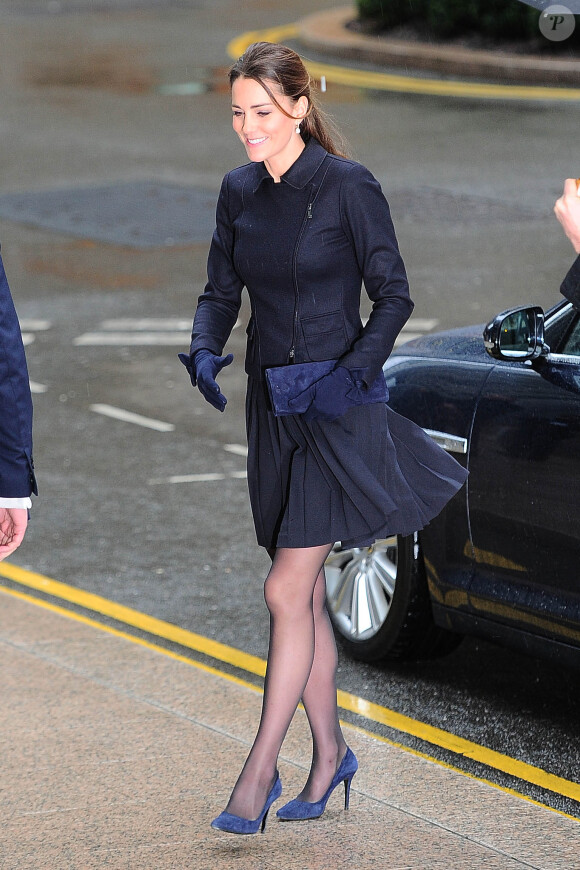 Kate Middleton à Canary Wharf, Londres, le 20 novembre 2013.