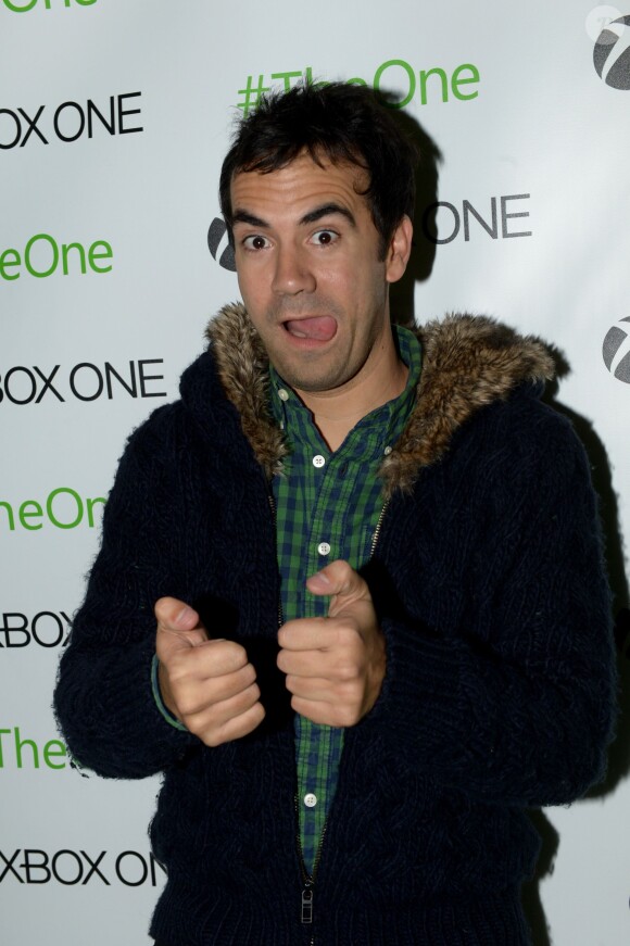 Alex Goude lors de la soirée de lancement de la Xbox One à Paris le 21 novembre 2013.