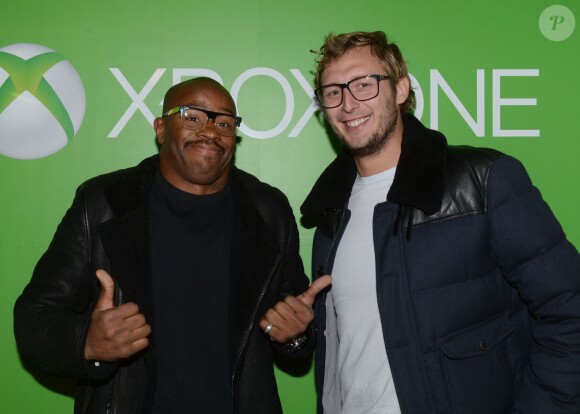Amaury Leveaux lors de la soirée de lancement de la Xbox One à Paris le 21 novembre 2013.