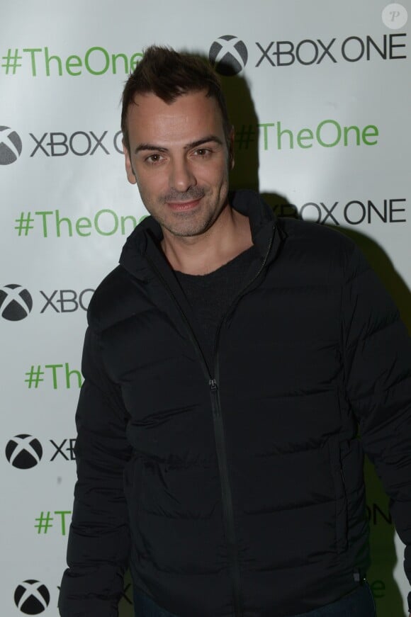Morgan Serrano lors de la soirée de lancement de la Xbox One à Paris le 21 novembre 2013.