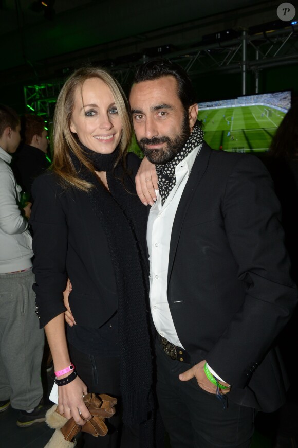 Anne Denis et Olivier Benkemoun lors de la soirée de lancement de la Xbox One à Paris le 21 novembre 2013.