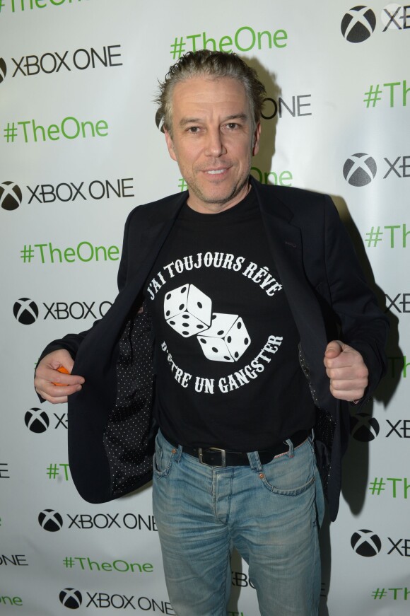 Philippe Vandel lors de la soirée de lancement de la Xbox One à Paris le 21 novembre 2013.