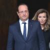 François Hollande et Valérie Trierweiler à Paris le 16 octobre 2013