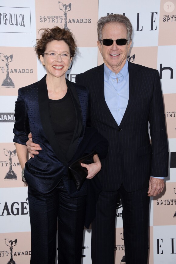 Annette Bening et Warren Beatty à Santa Monica, le 26 février 2011.