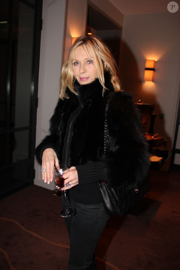 L'actrice Valérie Steffen lors de la soirée d'inauguration de l'album musical de l'hôtel Burgundy à Paris, le 26 novembre 2013.